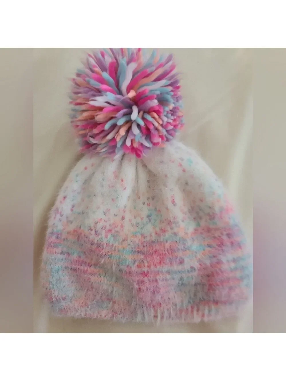 Girls Winter Bundle Set Sweater Hat Gloves L 10/12